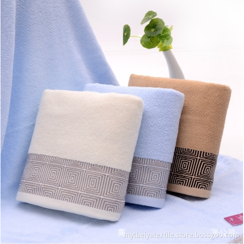 Hand Towel And Bath Towel 3pcs Of Cotton Towel Set In Gift Box Custom logo